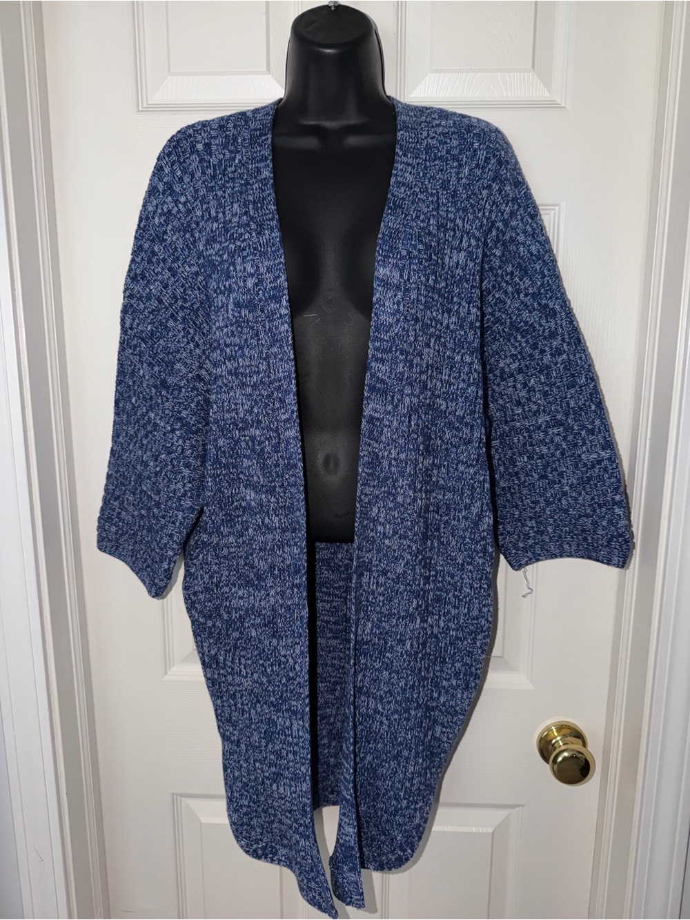 GAP Women’s Open-Front Plaited Rib Cardigan Sweater